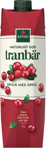 Kiviks Tranbärsdryck med Äpple