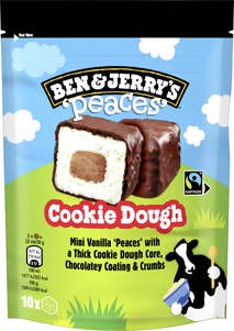Ben & Jerry's Glass Cookie Dough Peaces 10-p