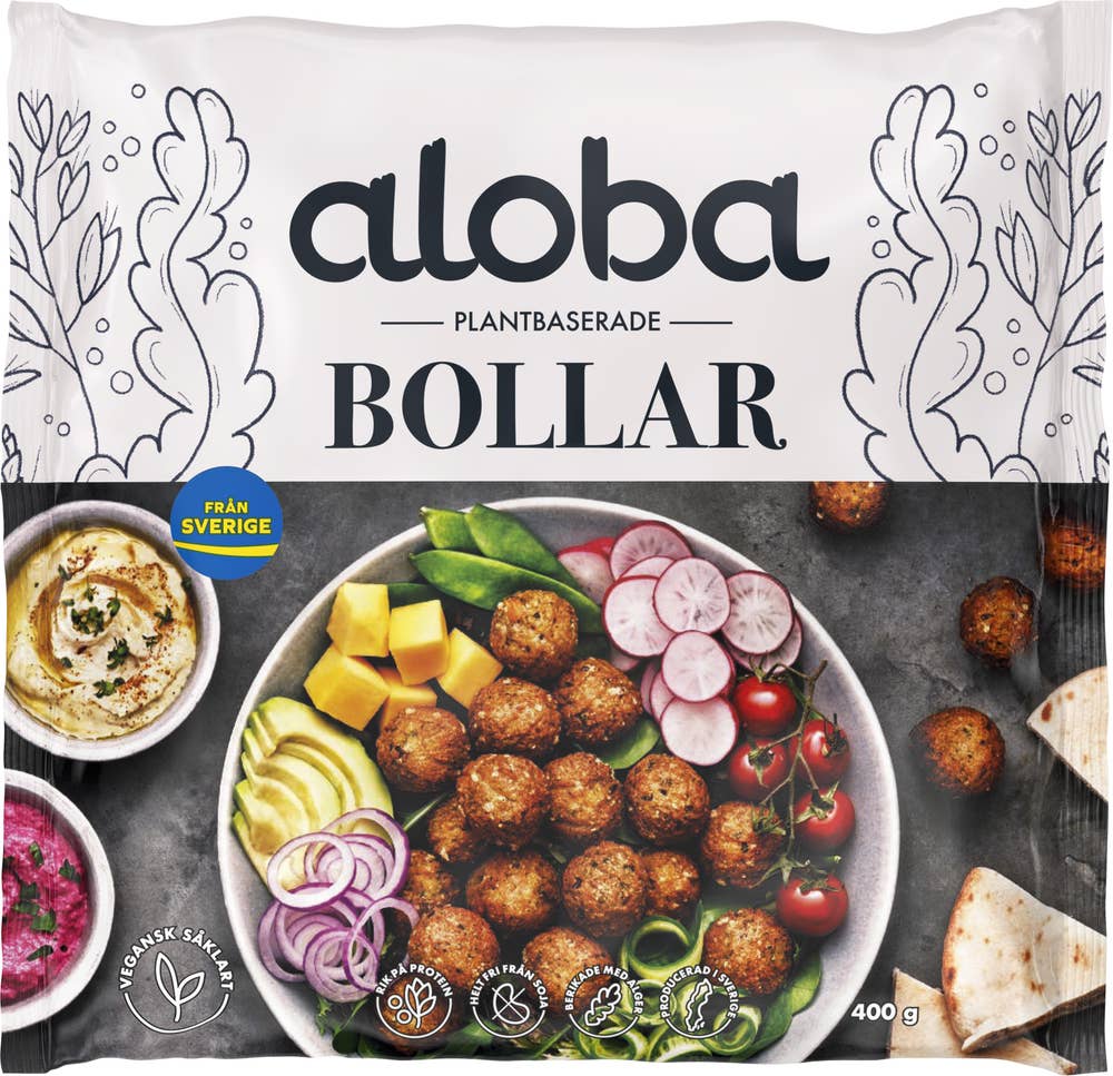Aloba Bollar Plantbaserad Fryst Aloba