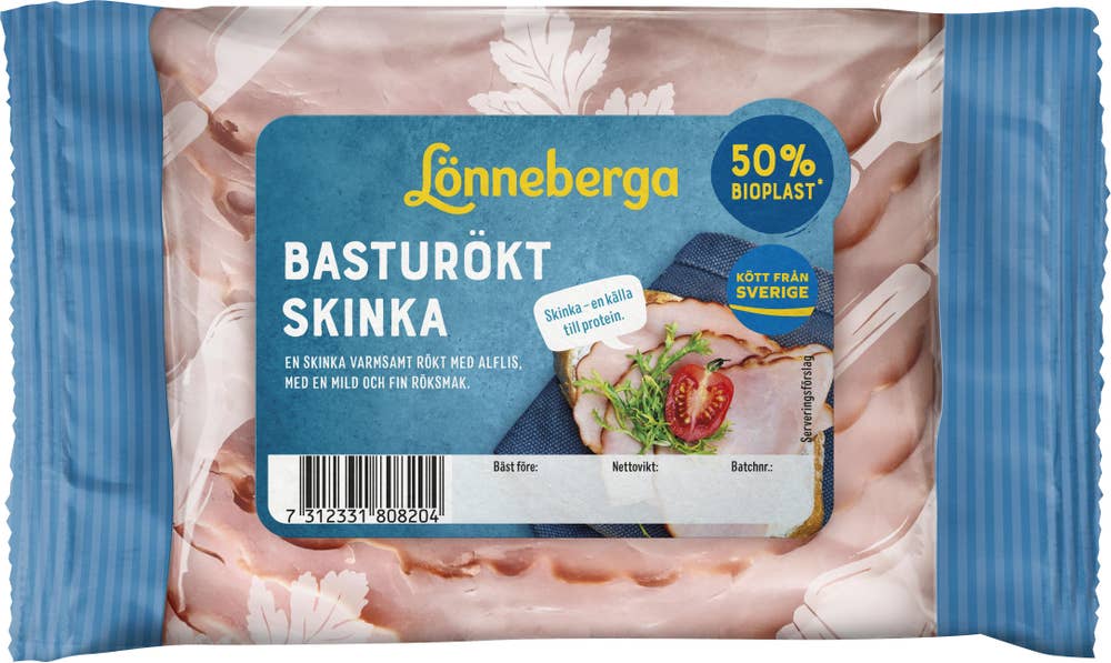 Lönneberga Basturökt Skinka 120g Lönneberga