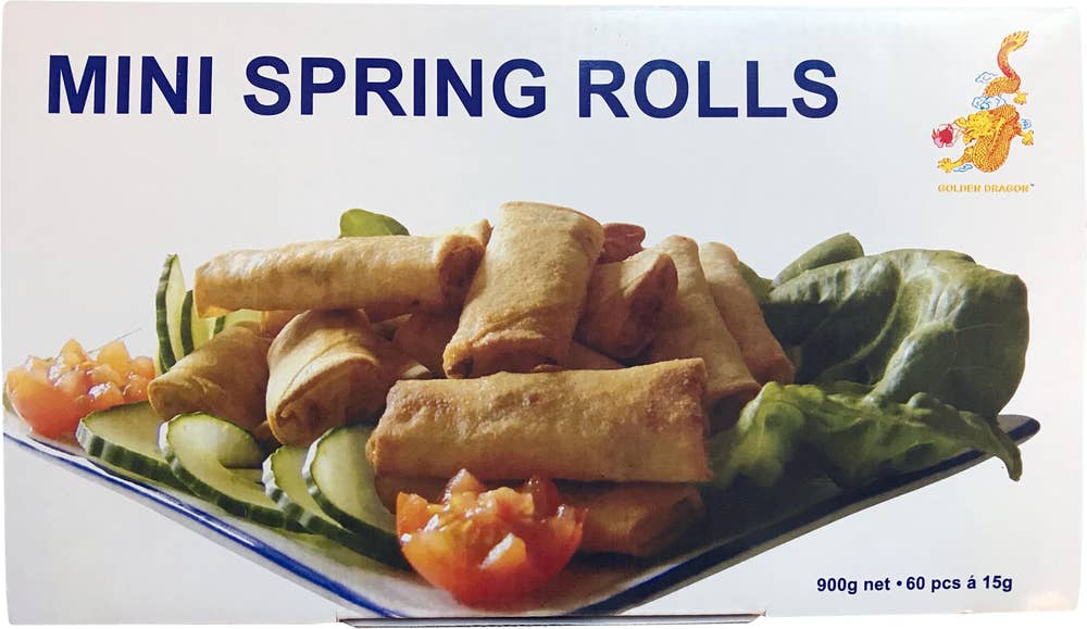 Golden Dragon Små Vårrullar Fryst 60x15g Golden Dragon