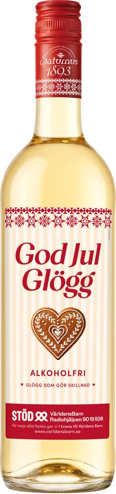 Saturnus 1893 God Jul Glögg Vit Alkoholfri