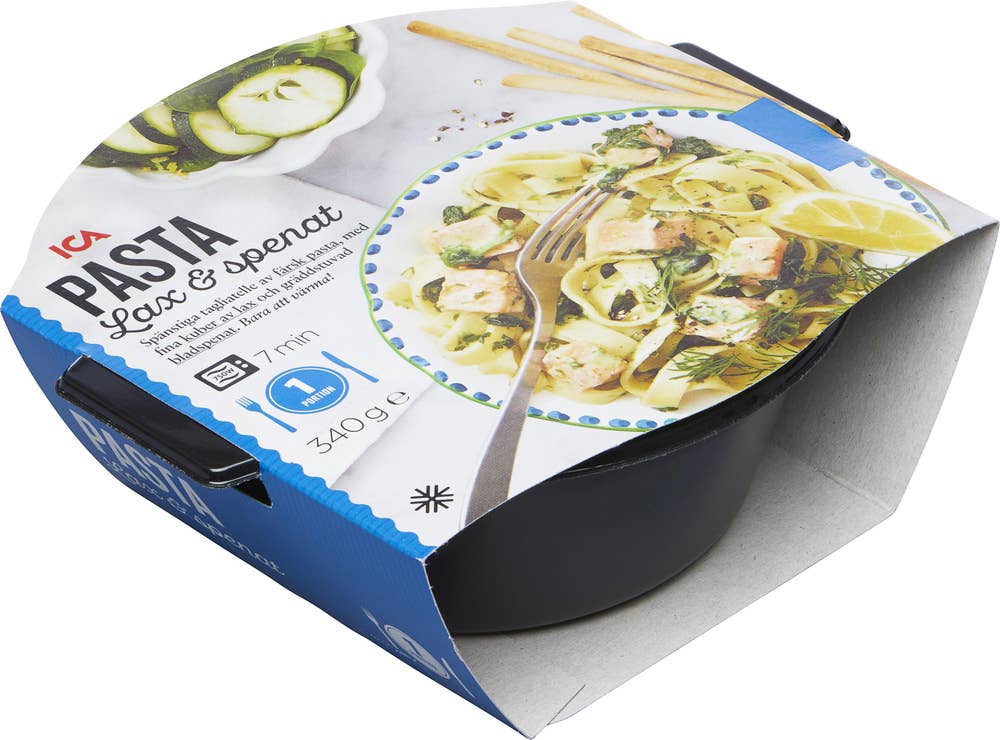 ICA Pasta med Lax&Spenat Ica