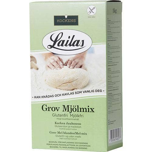 Ej sorterad Grov Mjölmix Glutenfri Lailas