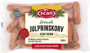 Scan Prinskorv Utan Skinn