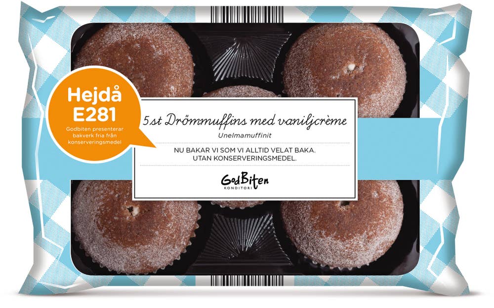 Ej sorterad Drömmuffins 5-p Godbiten