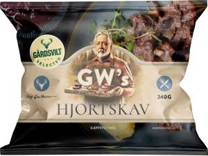 Gårdsvilt Hjortskav Fryst