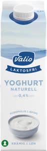 Valio Yoghurt Lätt Naturell Laktosfri 0,4%