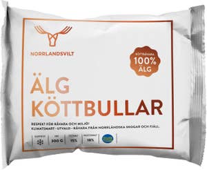 Norrlandsvilt Älgköttbullar Fryst