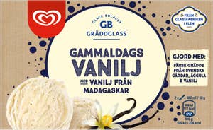 GB Gräddglass Gräddglass Gammeldags Vanilj