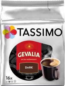 Tassimo Gevalia Mörkrost 6 Kaffekapslar
