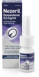 Nezeril Nässpray Dexpantenol 0,5mg/ml