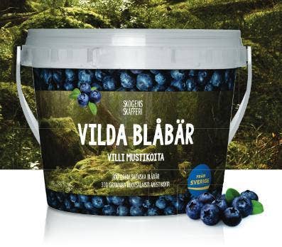 Blåbär Svenska Vilda Klass1 Sverige