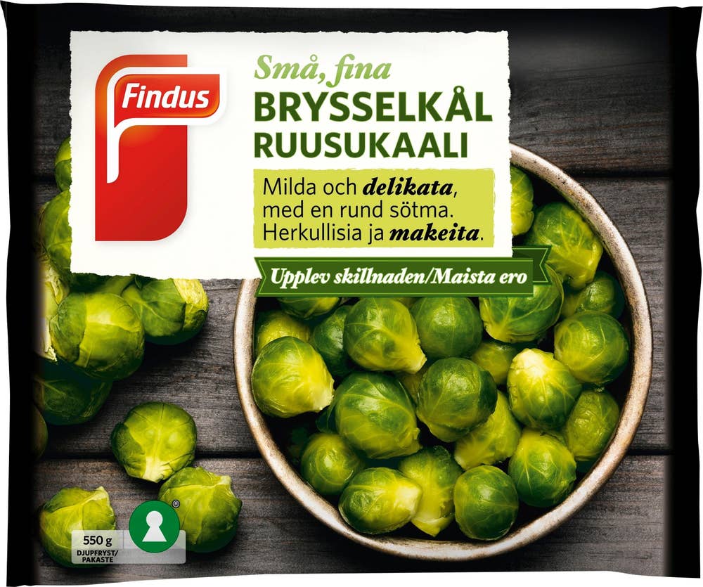 Findus Brysselkål Fryst