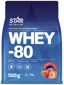 Star Nutrition Proteinpulver Whey -80 Strawberry