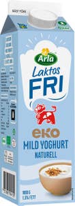 Arla Ko® Yoghurt Naturell Laktosfri 1,5% EKO/KRAV