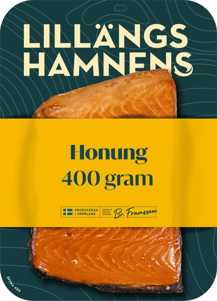 Lillängshamnens Varmrökt Laxfilé Honung