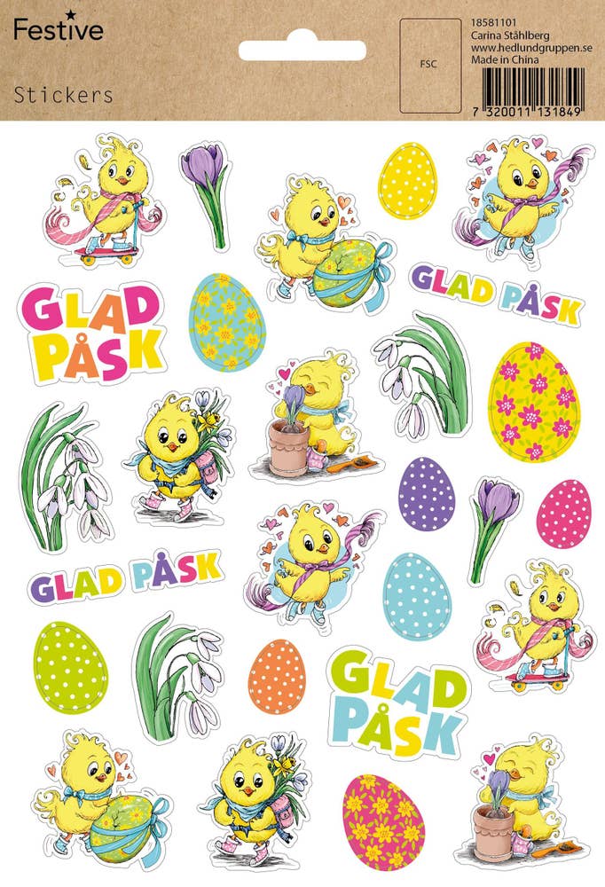 Hedlundgruppen Stickers Påsk