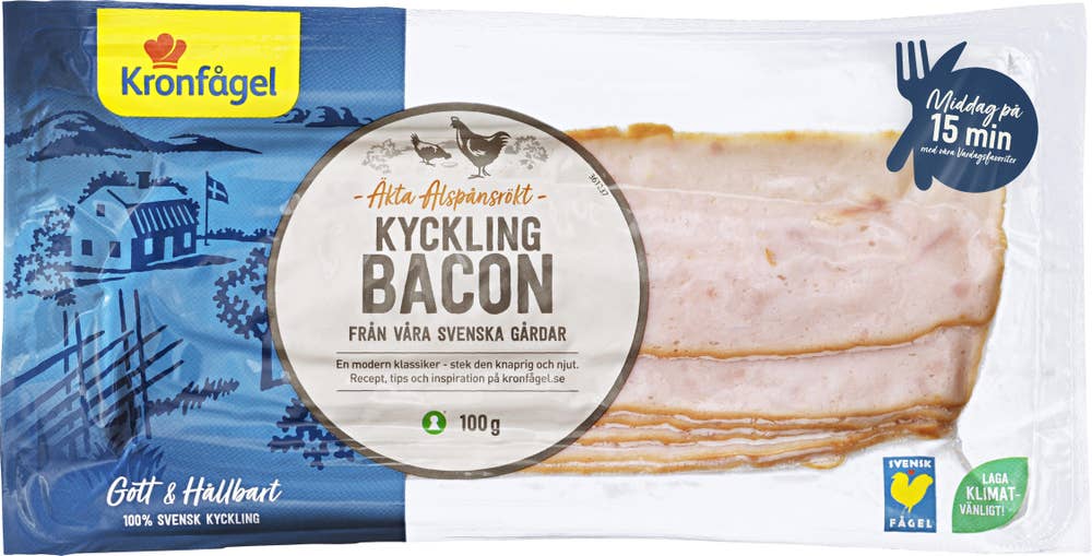 Kronfågel Kycklingbacon