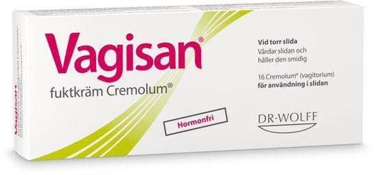 Vagisan Fuktkräm Cremolum, Vagitorier, 16 st