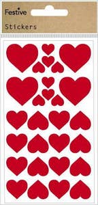 Hedlundgruppen Stickers Röda Hjärtan