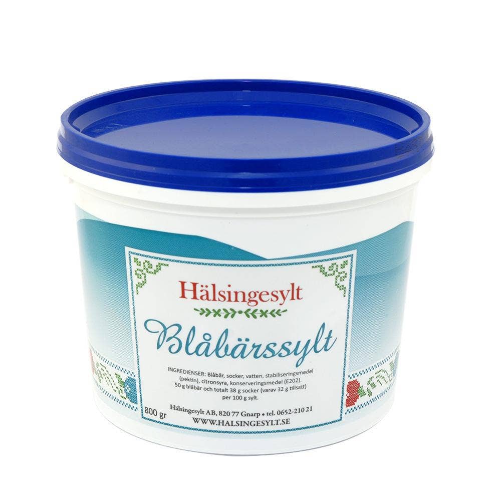 Hälsingesylt Blåbärssylt 50% Bär Hälsingesylt