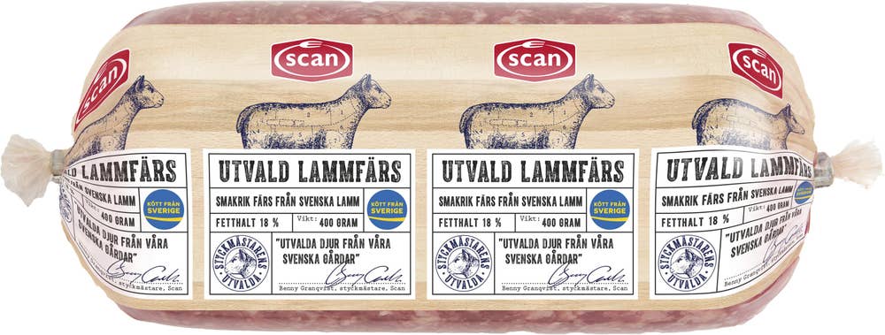 Scan Utvald Lammfärs Rullpack