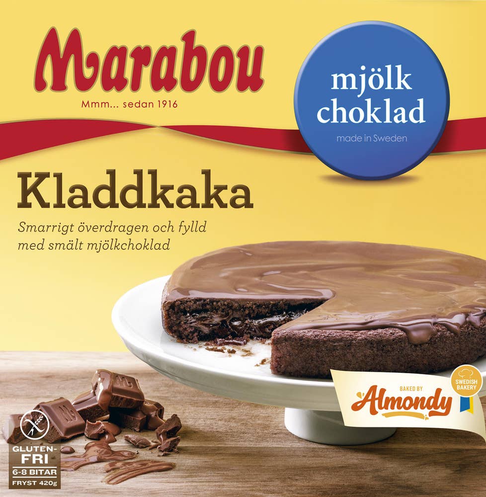 Almondy Marabou Kladdkaka Glutenfri Fryst