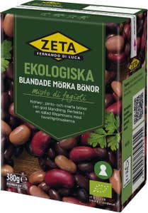 Zeta Blandade Mörka Bönor EKO