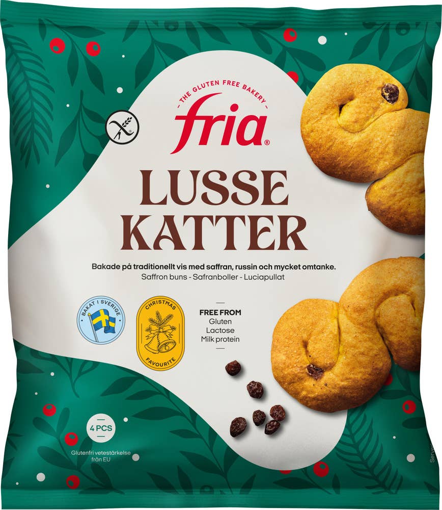 Fria Lussekatter Glutenfria Frysta