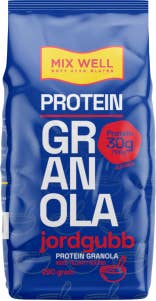 MixWell Granola Protein Jordgubb