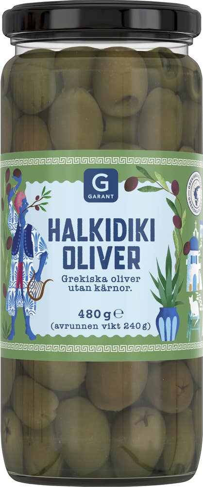Halkidiki Oliver utan Kärnor
