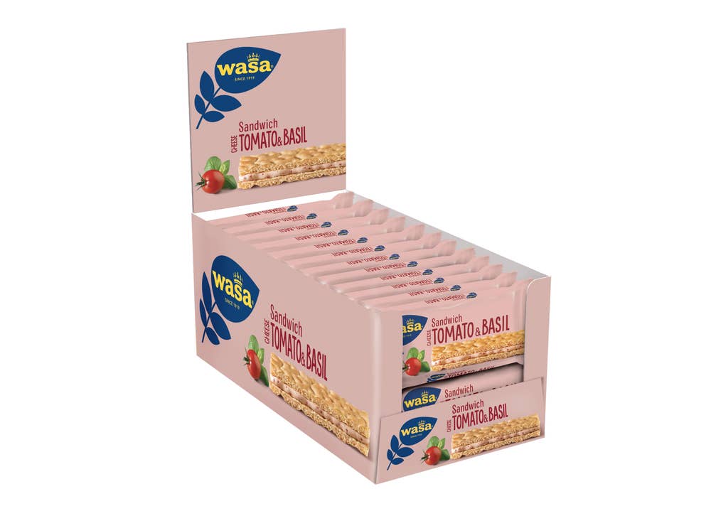Wasa Sandwich Tomato & Basil 24-p