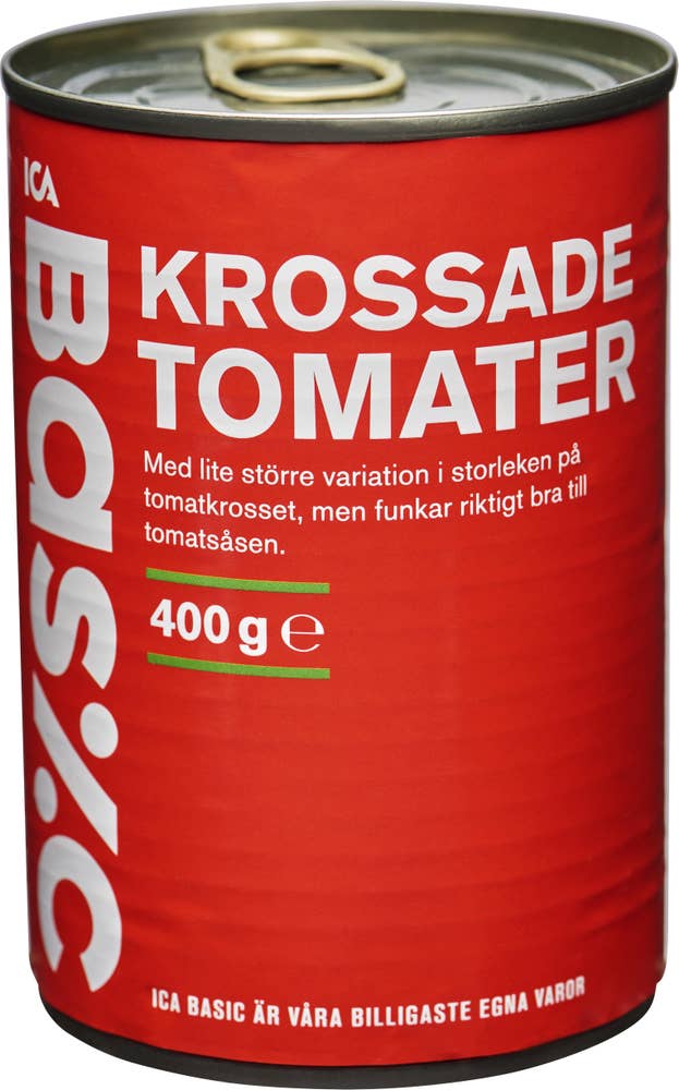 Ej sorterad Tomater Krossade Ica Basic