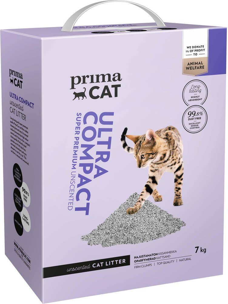 PrimaCat Kattsand Ultra Compact Unscented