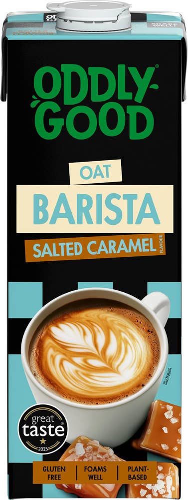 Oddlygood® Barista Salt Karamell Glutenfri Havredryck 3%