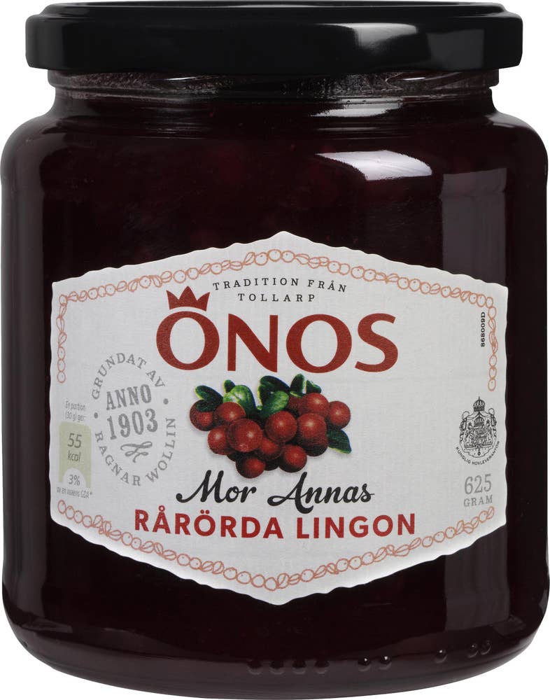 Ej sorterad Rårörda lingon Mor Annas Önos