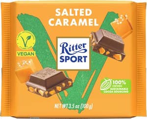 Ritter Sport Vegansk Choklad Salt Karamell