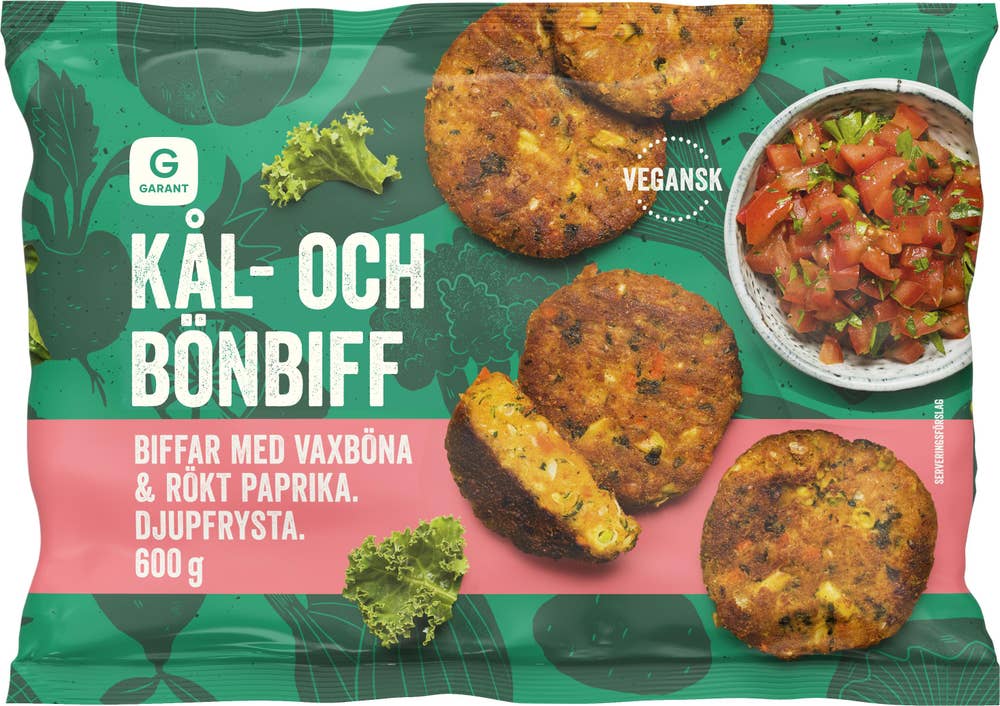 Grönkålsbiff Fryst