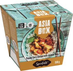 Spicefield Asia Box Panang Curry Kyckling med Jasminris Fryst
