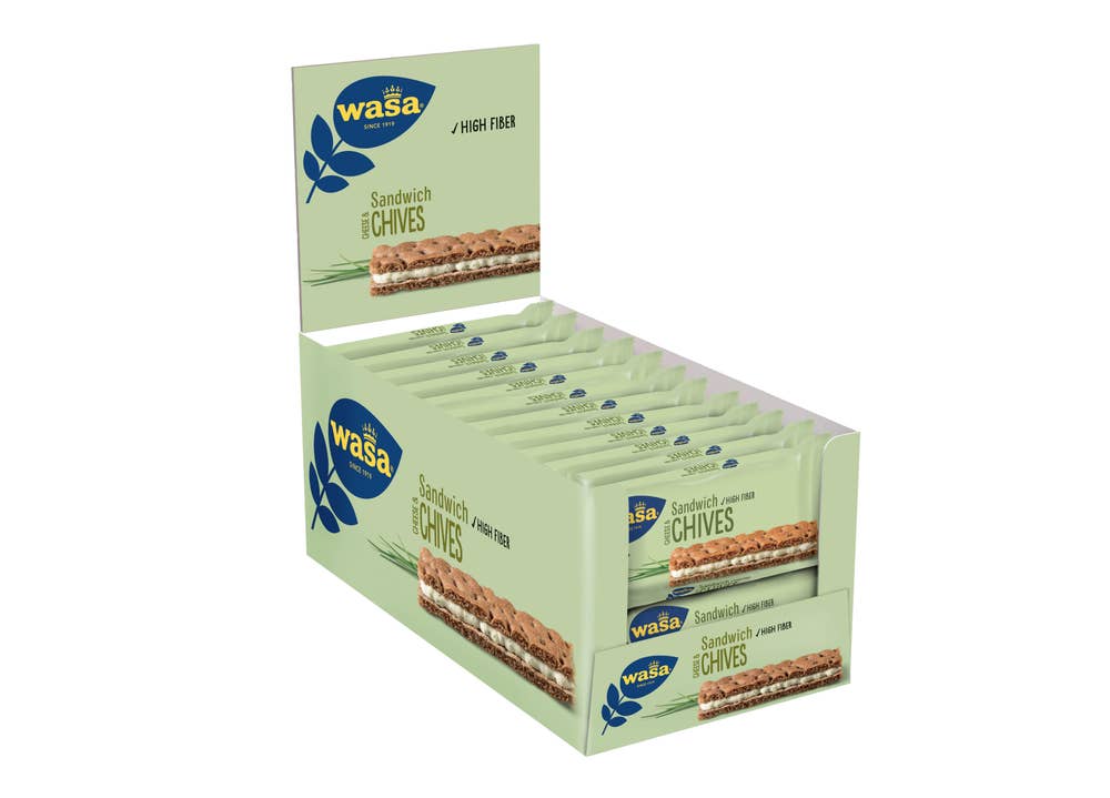 Wasa Sandwich Cream Cheese/Gräslök 24-p