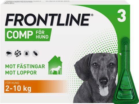 Frontline Comp 67 mg/60,3 mg, Fipronil/Metopren, spot-on, lösning, 3x