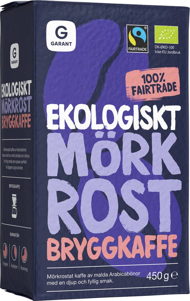 Garant Eko Bryggkaffe Mörkrost EKO/Fairtrade