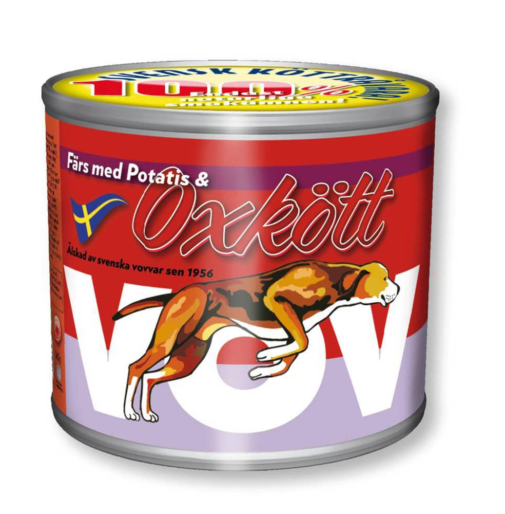 Ej sorterad Hundmat Oxkött Vov