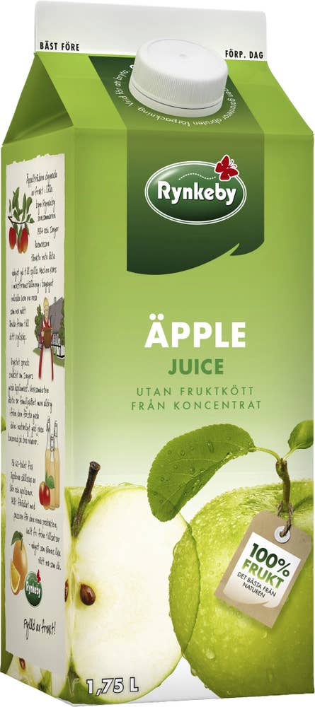 Rynkeby Juice Äpple 1,75L Rynkeby