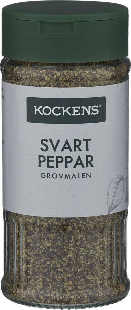 Kockens Svartpeppar grovmalen 105g Kockens