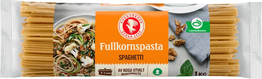 Kungsörnen Spaghetti Fullkorn