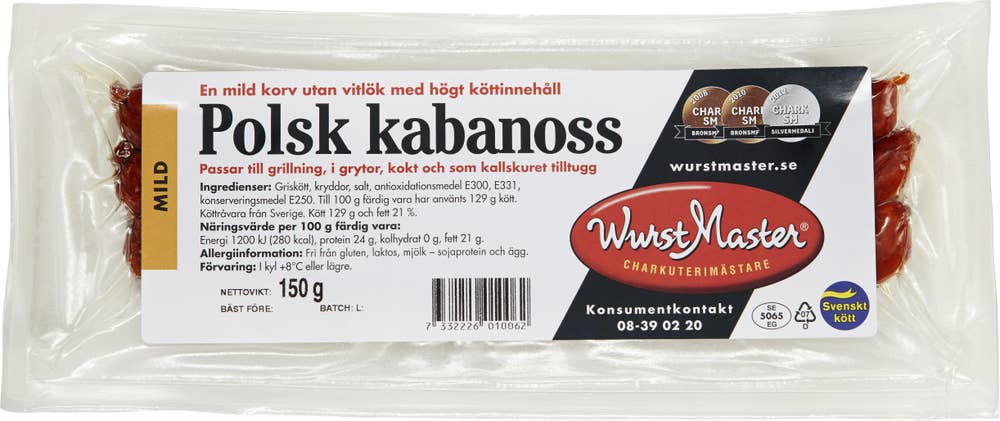 Ej sorterad Kabanoss Wurstmaster