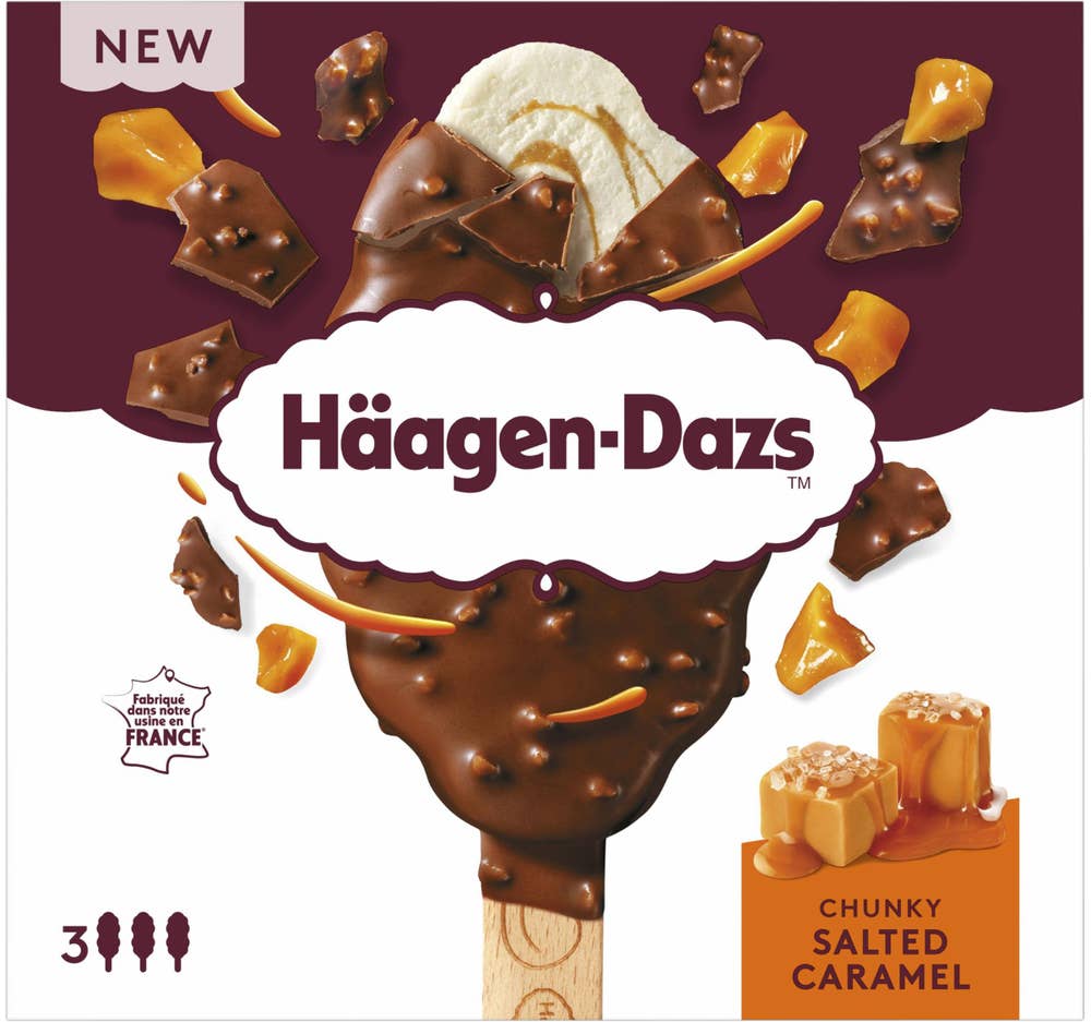 Häagen-Dazs Glass Chunky Salted Caramel