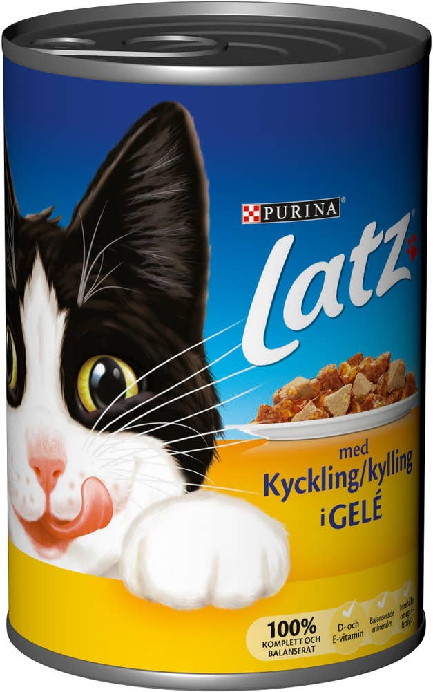 Latz Kattmat Kyckling i Gelé Latz